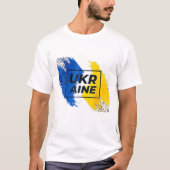  Oekraïense vlaggepride T-shirt (Voorkant)
