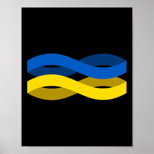 Oekraïense Vlaglint Steun Oekraïne  Poster