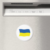 Oekraïense Vlagmagneet Magneet (Insitu (Vaatwasser))