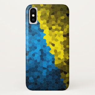 Oekraïense vlagmozaïek Case-Mate iPhone case