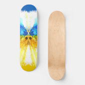 Oekraïense vlinder persoonlijk skateboard (Voorkant)