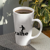Oekraïense voetbal latte mok