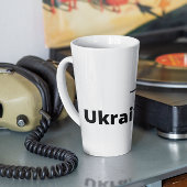 Oekraïense voetbal latte mok