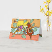 Oekraïense vogels hebben een nieuw thuis kaart (Gele Bloem)