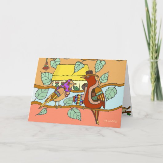 Oekraïense vogels hebben een nieuw thuis kaart (Voorkant)