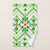 Oekraïense volkskunst geïnspireerd bad handdoek (Handdoek)