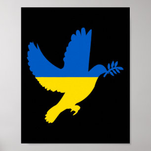 Oekraïense Vredesduif Poster