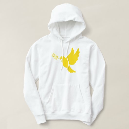 Oekraïense vredeshond Gold Hoodie (Design voorkant)
