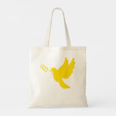 Oekraïense vredeshond Gold Tote Bag (Achterkant)