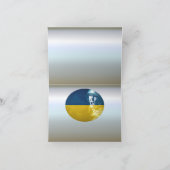 Oekraïense vredessoldaat in oorlog kaart (Binnen)