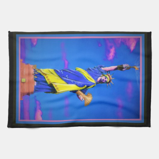 Oekraïense vrijheid theedoek (Horizontaal)