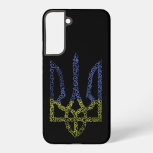 Oekraïense wapen drietand tryzub spiraalpatroon samsung galaxy hoesje