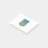 Oekraïense wapen post-it® notes (Schuin)