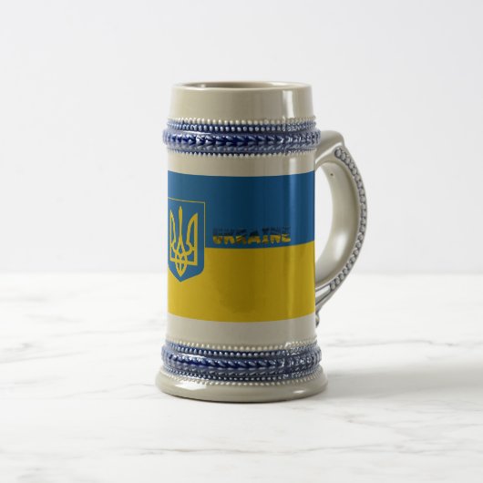 Oekraïense wapenschild bierpul (Voorkant rechts)