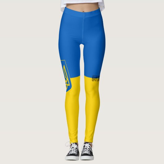 Oekraïense wapenschild leggings (Voorkant)