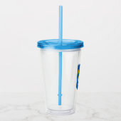 Oekraïense wapenstilstand acryl drinkbeker (Rechts)
