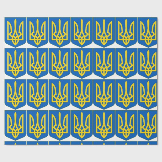 Oekraïense wapenstilstand cadeaupapier (Vlak)