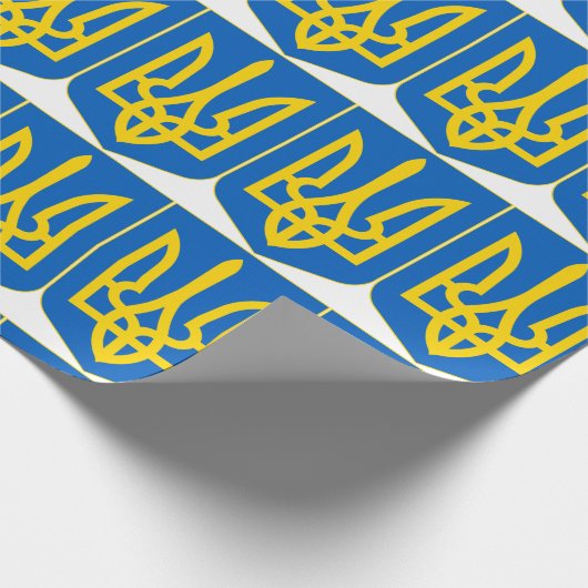 Oekraïense wapenstilstand cadeaupapier (Hoek)