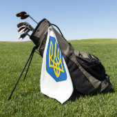 Oekraïense wapenstilstand golfhanddoek (Groen)
