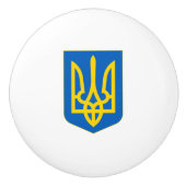 Oekraïense wapenstilstand keramische knop (Voorkant)