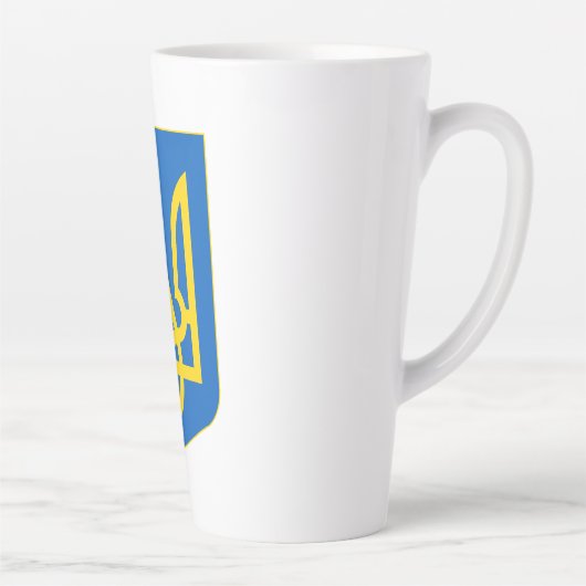 Oekraïense wapenstilstand latte mok (Rechts)