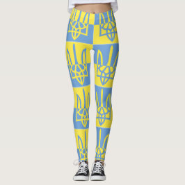 Oekraïense wapenstilstand Poseidon Trident Tryzub Leggings