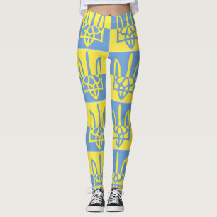 Oekraïense wapenstilstand Poseidon Trident Tryzub Leggings