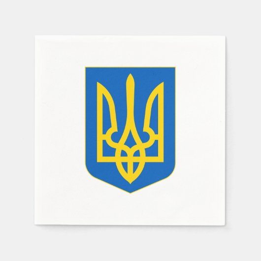 Oekraïense wapenstilstand servet (Voorkant)