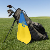 Oekraïense wapenvlaggenstaat golfhanddoek (Groen)