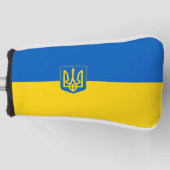 Oekraïense wapenvlaggenstaat golfheadcover (Voorkant)