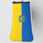 Oekraïense wapenvlaggenstaat golfheadcover (Draai 90)
