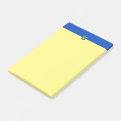Oekraïense wapenvlaggenstaat post-it® notes (Schuin)