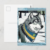 Oekraïense wolf symbool, sterke, trotse Oekraïne k Briefkaart (Voorkant / Achterkant)