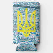 Oekraïense wolf symbool, sterke, trotse Oekraïne k Seltzer Blikjeskoeler (Achterkant)