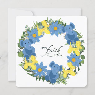 Oekraïense Wreater Flowers Faith Hope