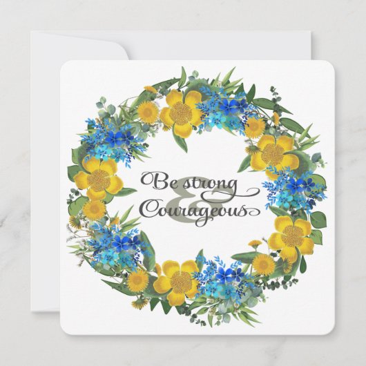 Oekraïense Wreater Flowers Faith Hope (Voorkant)