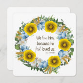 Oekraïense Wreater Flowers Faith Hope (Voorkant / Achterkant)