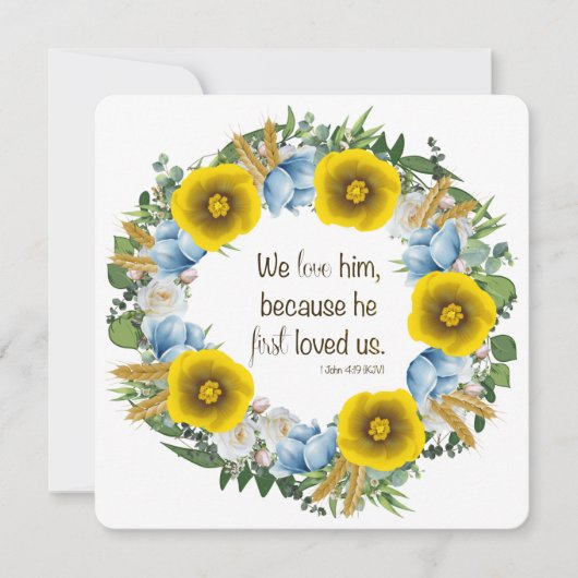 Oekraïense Wreater Flowers Faith Hope (Voorkant)