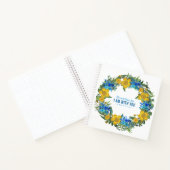 Oekraïense Wreater Flowers Faith Hope Notitieboek (Binnen)