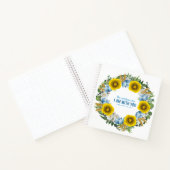 Oekraïense Wreater Flowers Faith Hope Notitieboek (Binnen)