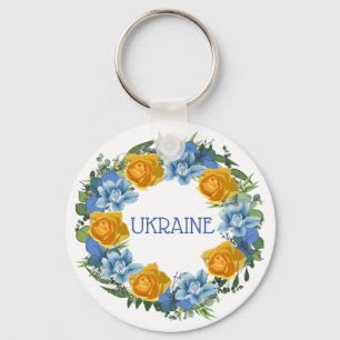 Oekraïense Wreater Flowers Faith Hope Sleutelhanger
