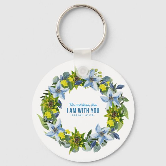 Oekraïense Wreater Flowers Faith Hope Sleutelhanger (Voorkant)