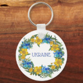 Oekraïense Wreater Flowers Faith Hope Sleutelhanger (Voorkant)