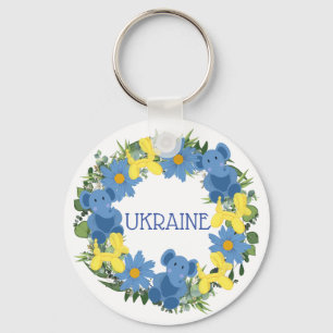 Oekraïense Wreater Flowers Faith Hope Sleutelhanger