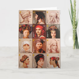 Oekraïense Zegels Kaart