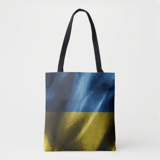 Oekraïense zijdevlag tote bag (Voorkant)