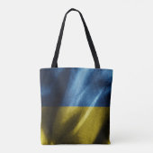 Oekraïense zijdevlag tote bag (Achterkant)