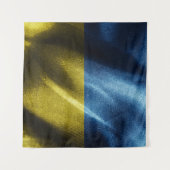 Oekraïense zijdevlag wandkleed (Voorkant (horizontaal))