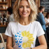 Oekraïense zonnebloem T-shirt