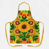 Oekraïense zonnebloemen schort (Voorkant)